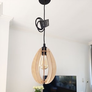 Ervesto Falling Waterdrop- Handmade Pendant light -Armature - Sustainable Design- Lazer cut lamp - Luminaire