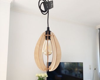 Ervesto Falling Waterdrop- Handmade Pendant light -Armature - Sustainable Design- Lazer cut lamp - Luminaire