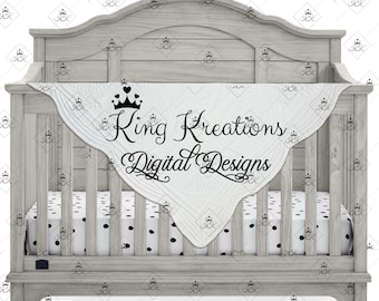 Heirloom Quilt Mockup, Corner Showcase Baby blanket mockup, Nursery mockup