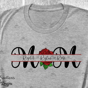 Mother’s Day Design, Mother’s Day Sublimation Design,png with transparent background, split monogrammed graphic design, Clipart
