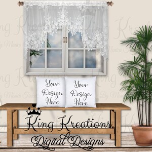 White Pillow Mockup, 2 white Pillow Mockup  , square pillow mockup, Coastal pillow mockup, 2 pillows mockup,