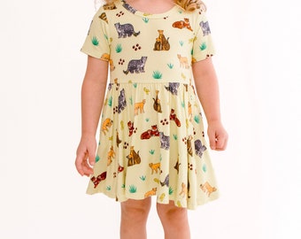 Purr for a Cure Bamboo Twirl Dress with Pockets