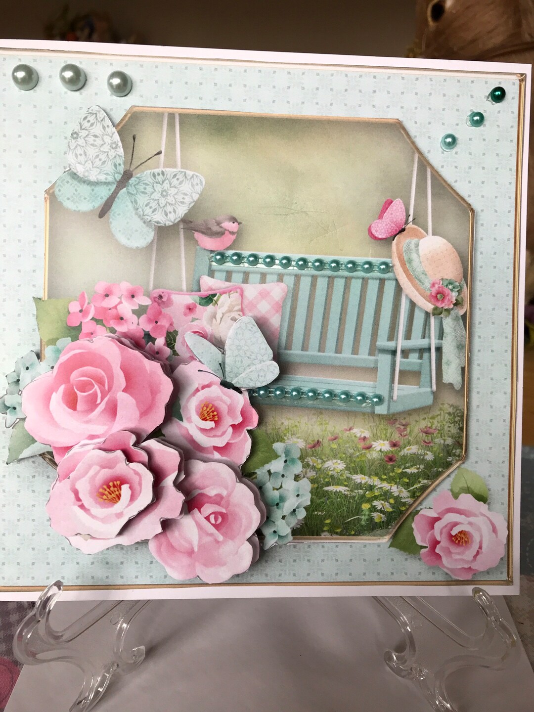 Handmade Card for Happy Birthday Etsy