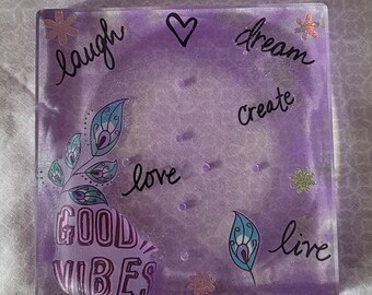 Tacki na mydło z żywicy