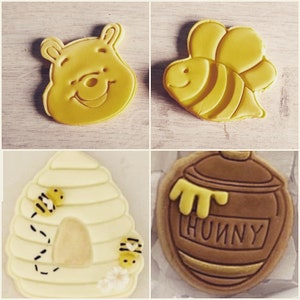 Winnie the pooh fondant stamps