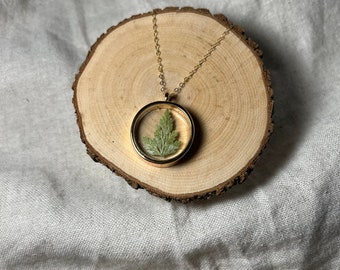 Pressed Fern Necklace - Fern