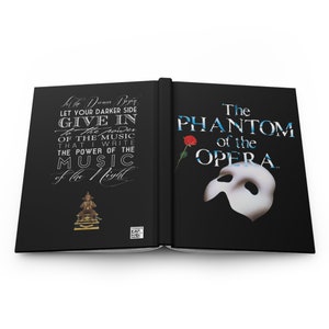 The Phantom of the Opera Hardcover Journal Matte, Music of the night.