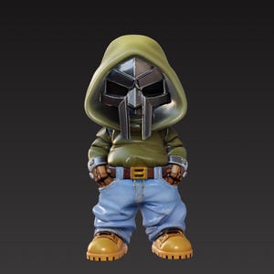 Obj mf doom * villano de hip-hop - archivo 3D para imprimir (fan art)