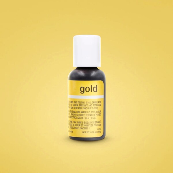 Gold Food Coloring Etsy