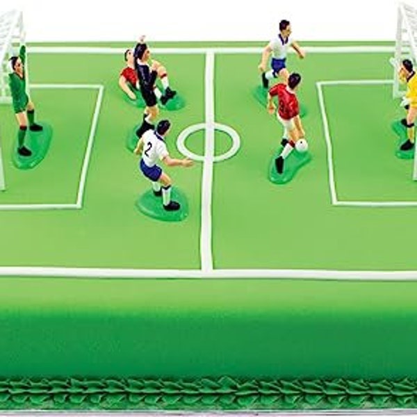 PME Football Soccer Decorations for Cakes and Cupcakes, Football Topper, Soccer Topper