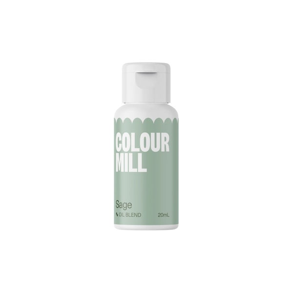 Colour Mill / Oil Based Coloring / Sage / 20ml / Coloring for Chocolate and Cakes