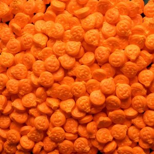 Jack O Lantern Pumpkin Candy Sprinkles, cupcake sprinkles, Halloween Sprinkles, 2oz or 4oz