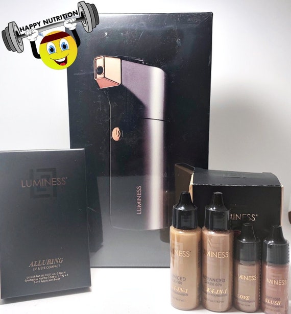 LUMINESS Breeze Makeup Airbrush Machine NIB 3pc Set Etsy