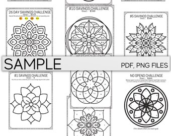 Spar Challenge, Mandala Malvorlagen, Budget Tracking