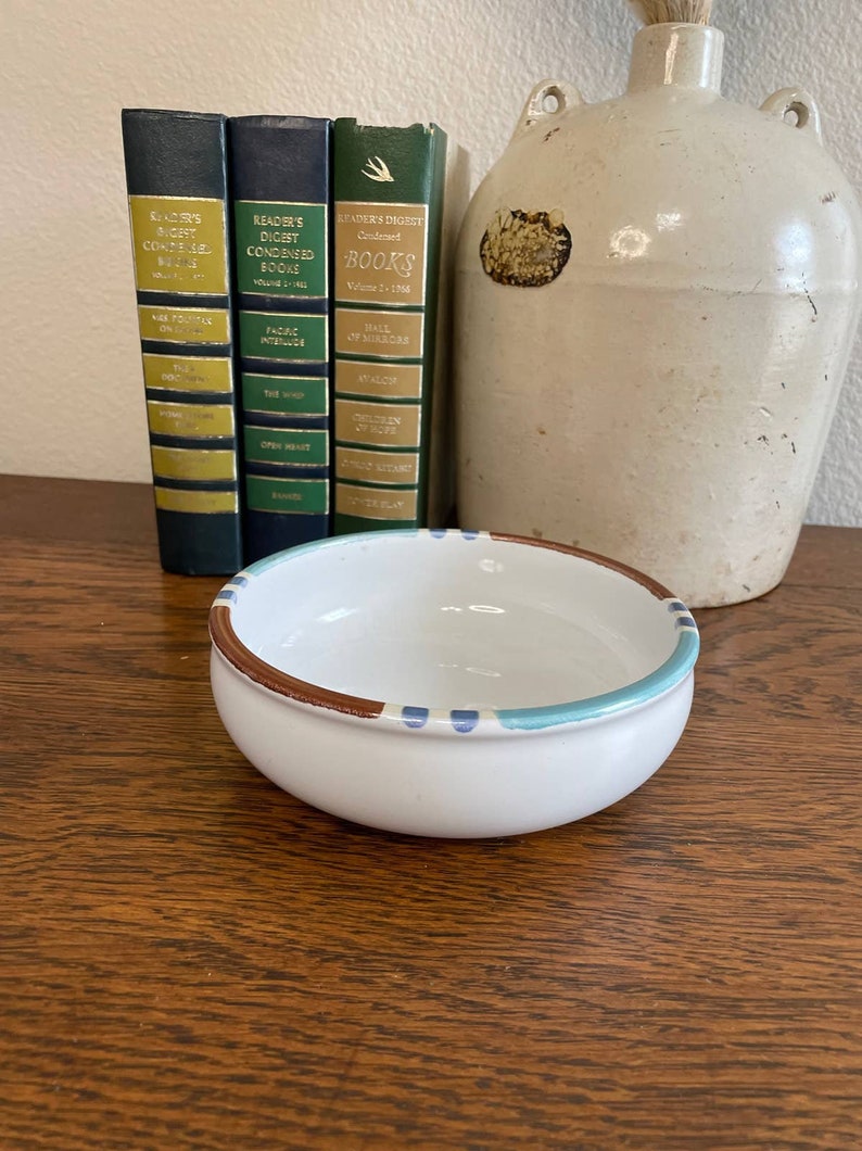 Dansk Mesa White Sand Salad Bowl Vintage Southwestern Etsy