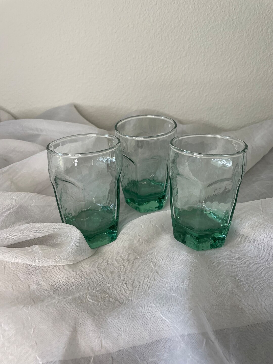 Libbey Juice Glasses/ Set of 3/flat Juice Glass by Libbey Glass Company