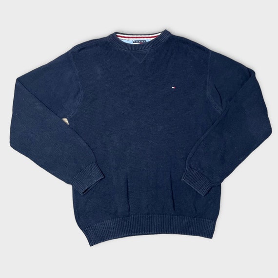 Vintage tommy hilfiger knit sweater clearance