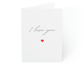 Biglietto d'auguri con poesia romantica per l'anniversario: biglietto d'amore per San Valentino - Italia