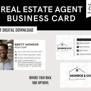 Real Estate Templates, Unique Business Cards, Real Estate Business Card, Modern Business Cards, Real Estate Marketing