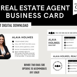 Real Estate Templates, Unique Business Cards, Real Estate Business Card, Modern Business Cards, Real Estate Marketing