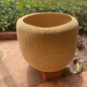 African Royal  basket | Bolga Basket |Planter basket, Gift for her, Gift for mum, Gift for him