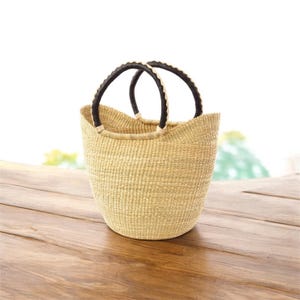 Lola Shopper basket| Eco friendly basket| Bolga basket| Picnic Basket| Gift for mum, Gift for him, Gift for Her