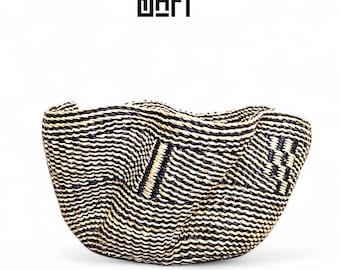 Welle Bolga Korb, Geschenk für Mutter, Geschenk für sie, Geschenk für ihn, Housewarming Geschenkkörbe, einzigartige Geschenke, handgemachte Körbe, Bolga Korb