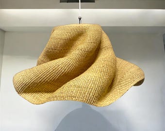bolga Lampenschirm | Lampenschirme | Umweltfreundliche Lampenschirme | Wellenlampenschirm | Einweihungsparty Geschenke | Lampenschirm-Anhänger