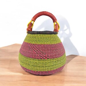 Gala bolga pot basket, Flower Basket, Indoor planter, Home Decor Basket, Woven Plant Basket, Storage Basket, Decorative Basket, Plant Basket