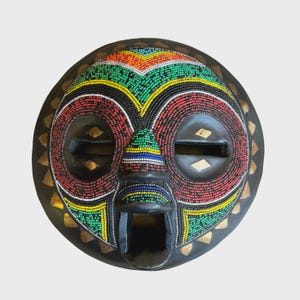 Handgemaakt houten masker| Afrikaans masker|Muurmasker|Woondecoratie|tribal masker|vintage masker|Unieke geschenken