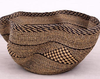 Faya Welle Bolga Korb, Geschenk für Mutter, Geschenk für sie, Geschenk für ihn, Housewarming Geschenkkörbe, einzigartige Geschenke, handgemachte Körbe, bolga Korb