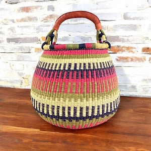 Rossy bolga pot basket, Flower Basket, Indoor planter, Home Decor Basket, Woven  Basket, Storage Basket, Decorative Basket, Plant Basket
