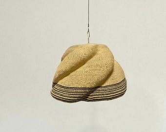 Lampenschirm Bolga | Lampenschirme | Umweltfreundliche Lampenschirme | Wellenlampenschirm | Einweihungsparty Geschenke | Lampenschirm-Anhänger