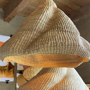Bina bolga lamp shade | Lamp shades | Eco friendly lamp shades| Wave lamp shade| Housewarming Gifts| Lampshade pendant