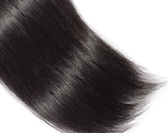 Straight Hair Extension  Human Hair 100 gram sew in/ Color Dye, Bleach, Perm Safe