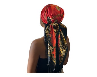 90x90 Silk Satin Large Square Hair Wrapping Scarf