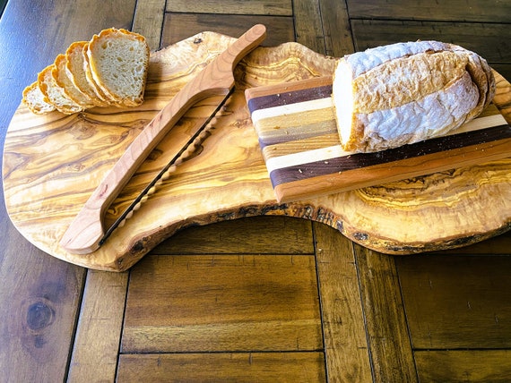 Sourdough Bread Knife, Bread Lame, Handmade Kitchen Knives, Fiddle Bread  Knife, Bow Bread Knife, Stainless Steel Blade, Unique Gift Des 1 