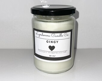 Gingy 10 oz Soyblend candle