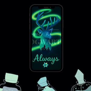Magical deer illustration