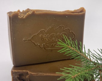 Wojo Pine Tar Bar-5oz Handmade Goat Milk Soap Bar