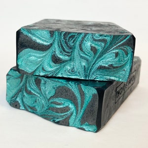 Northern Lights Bar-5oz Handmade Activated Charcoal Goat Milk Soap Bar