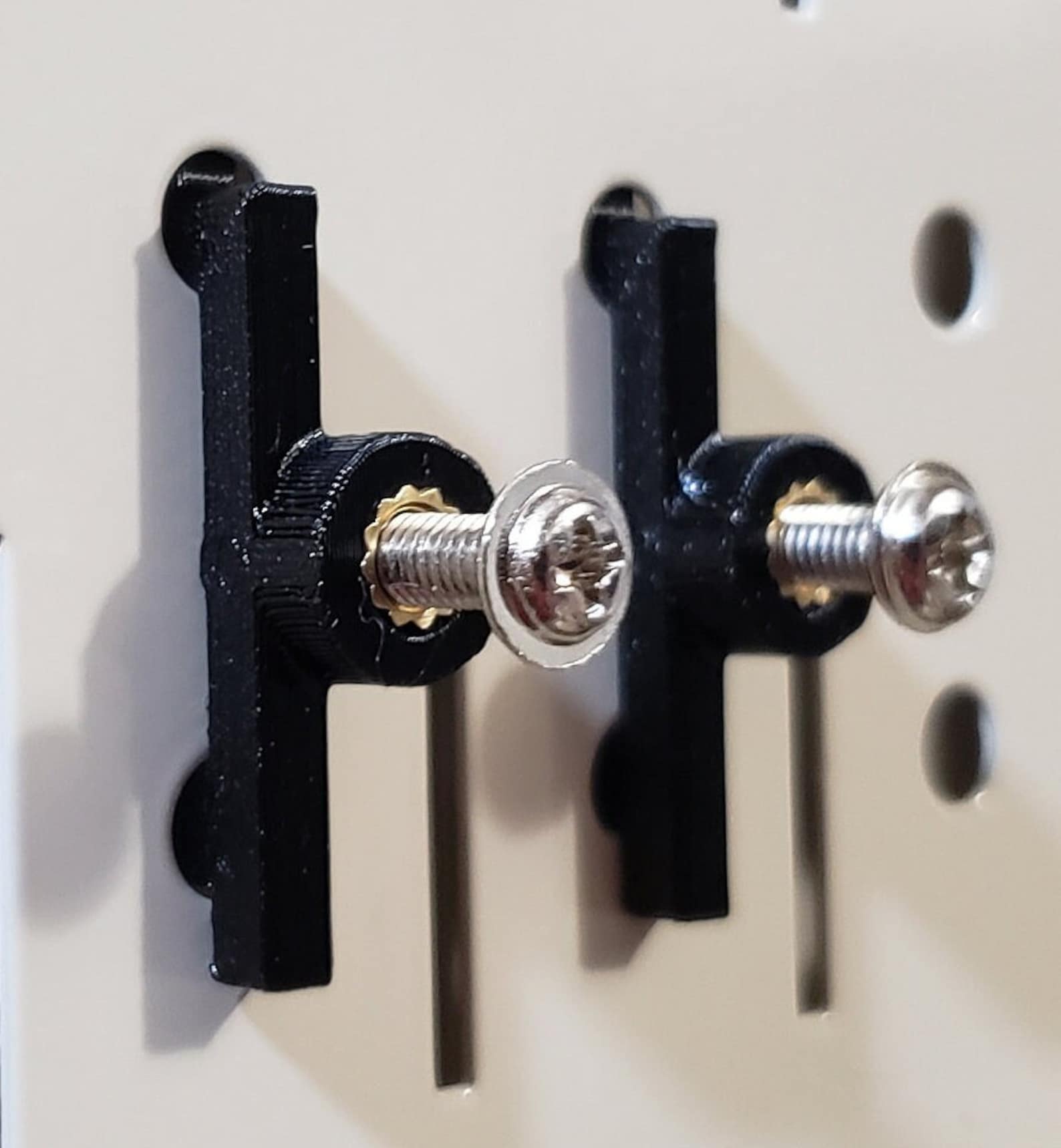 1/4 Inch Metal Pegboard Connector 10 Pack Etsy