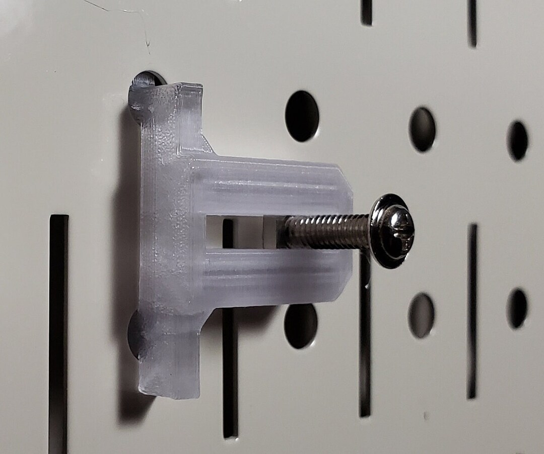 1/4 Inch Metal Pegboard Slider Connector 4 Pack Etsy