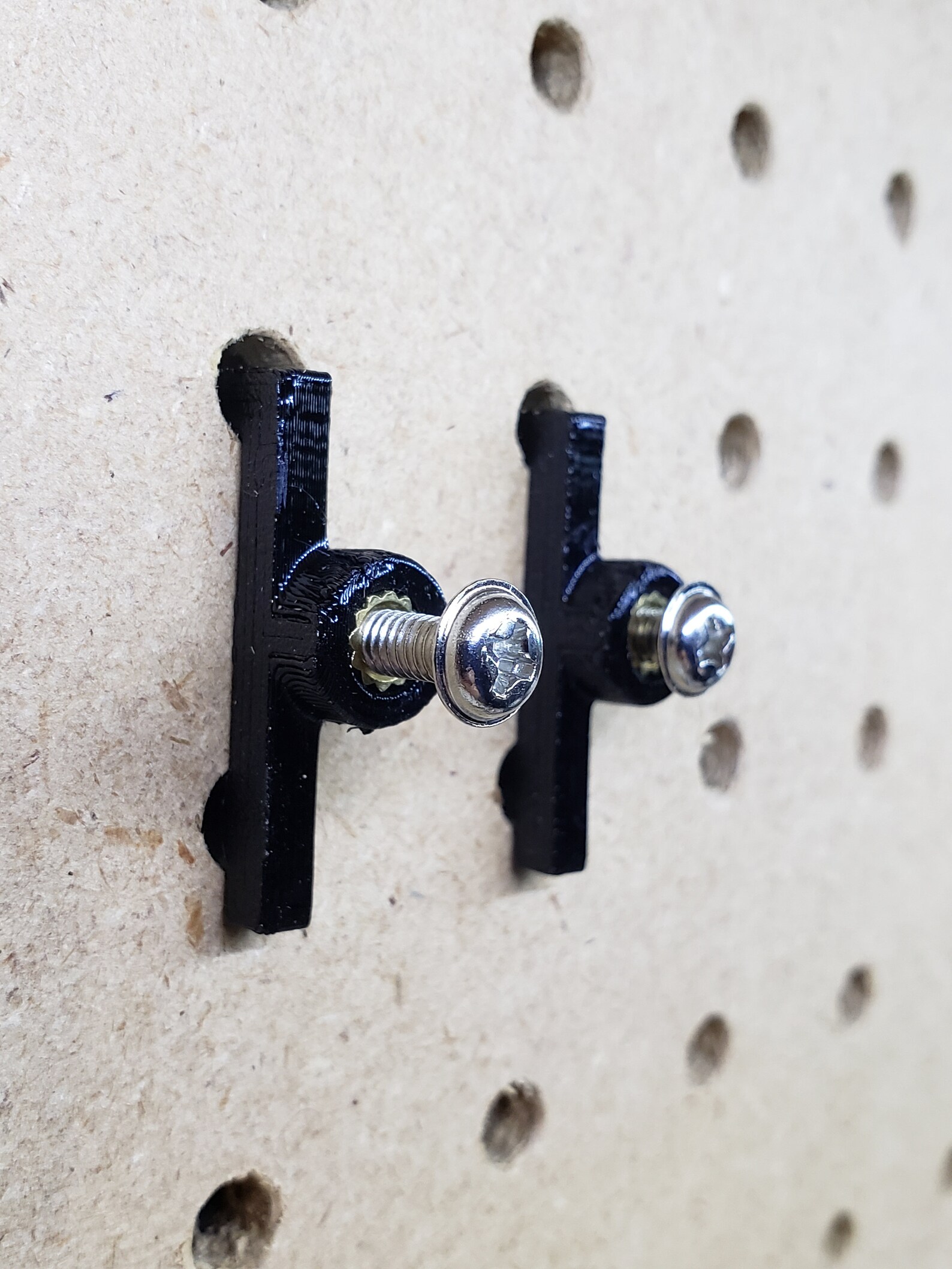 1/4 Inch Pegboard Connector 10 Pack Etsy