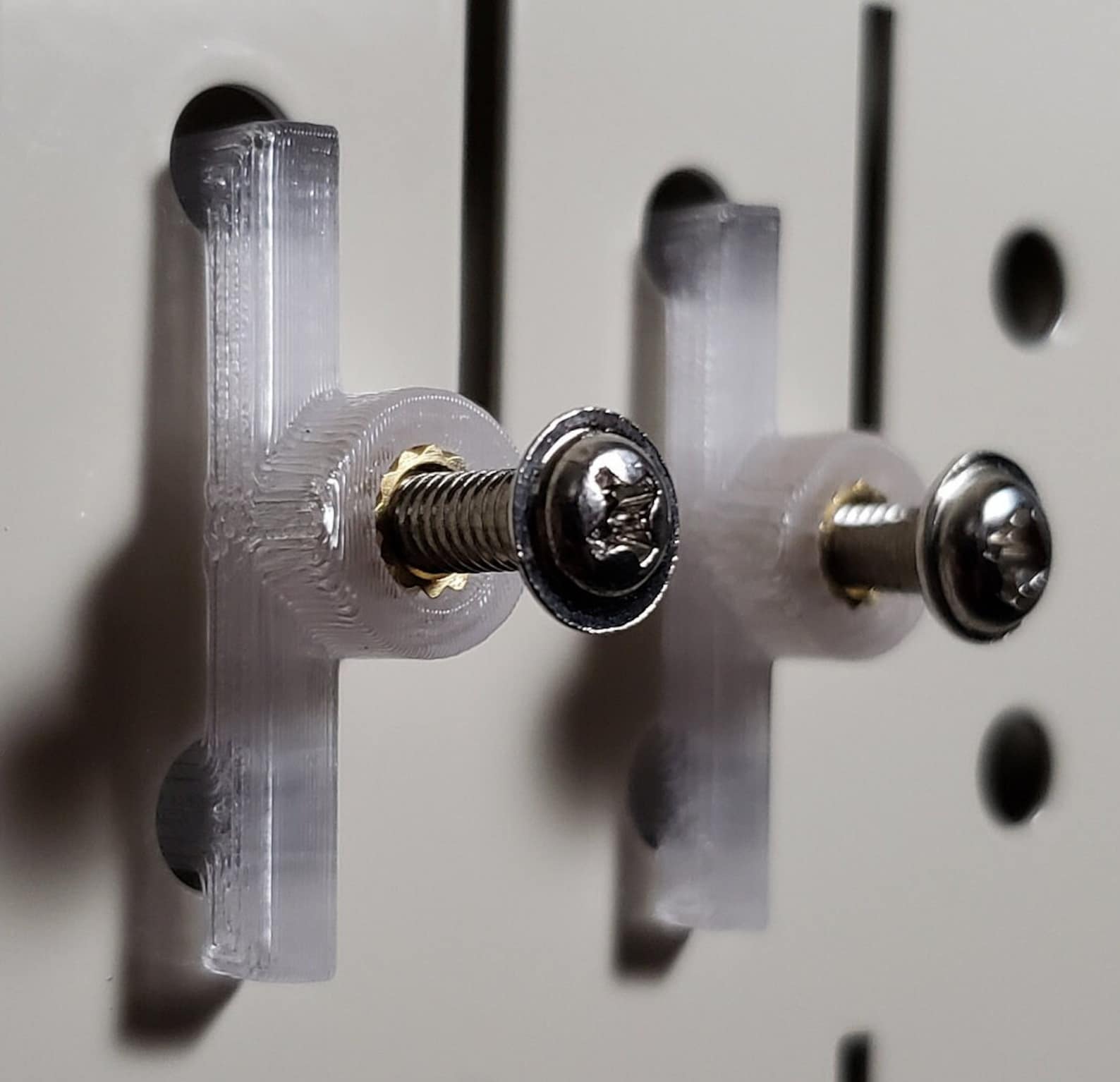 1/4 Inch Metal Pegboard Connector 10 Pack Etsy