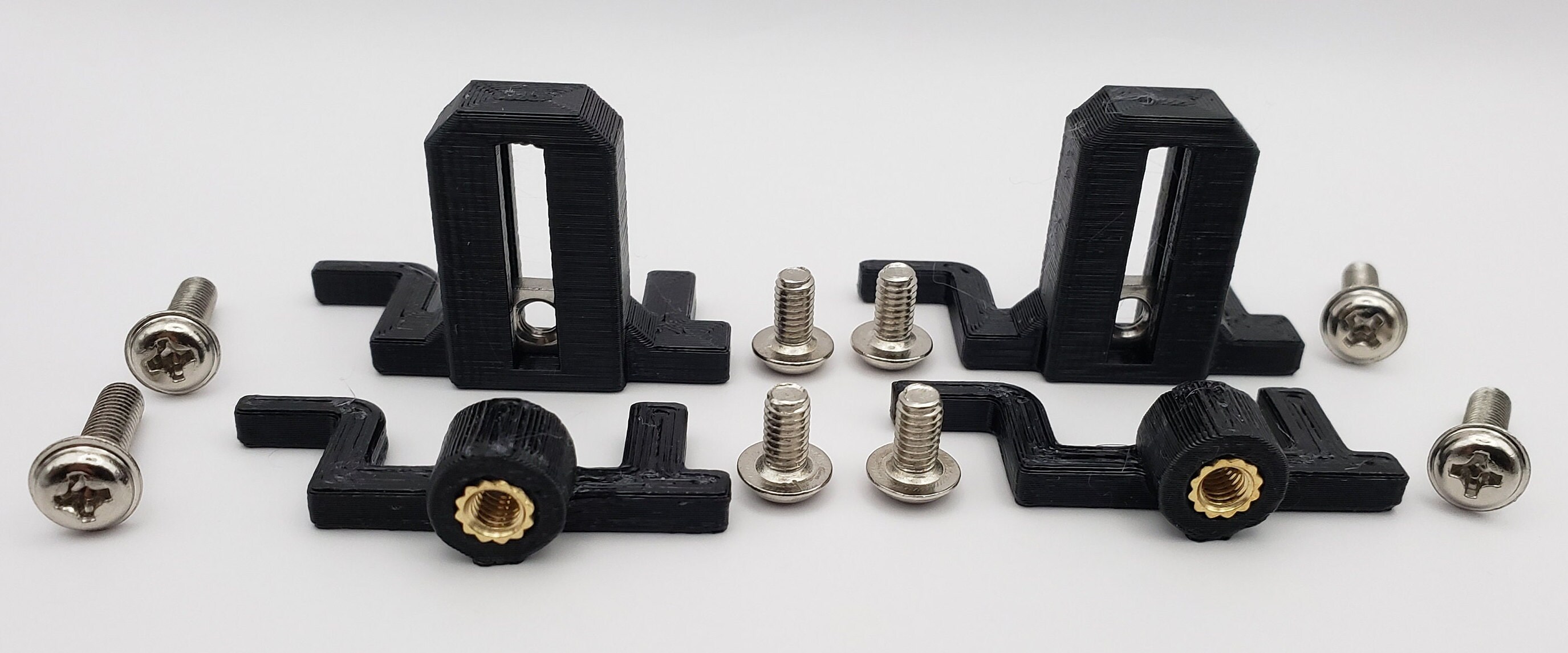 1/4 Inch Pegboard Connector and Pegboard Slider Connector Combination 4