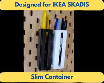 IKEA Skadis - Contenedor delgado con tablero perforado