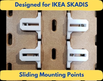 IKEA SKADIS Slider - wide slide combination - 4 pack