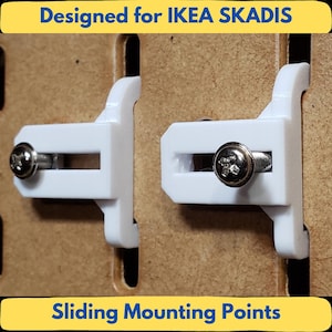 IKEA SKADIS - Pegboard Slider Connector - 4 pack