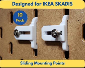 IKEA SKADIS - Pegboard Slider Connector - 10 pack